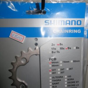 Engrenagem Shimano Deore 22 dentes - 9s