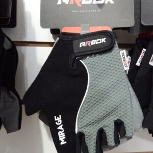 Luvas Arbok dedo curto - cinza com preto P