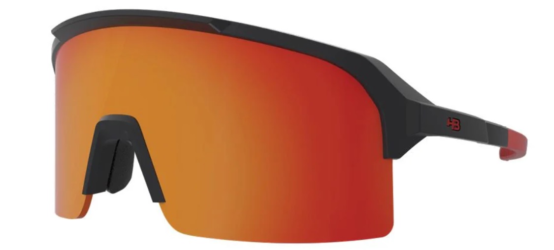 Óculos HB Edge Matte Graphene Red Chrome