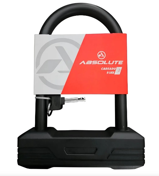 Cadeado Trava U-lock Monster Reforçado Emborrachado 180x250 mm