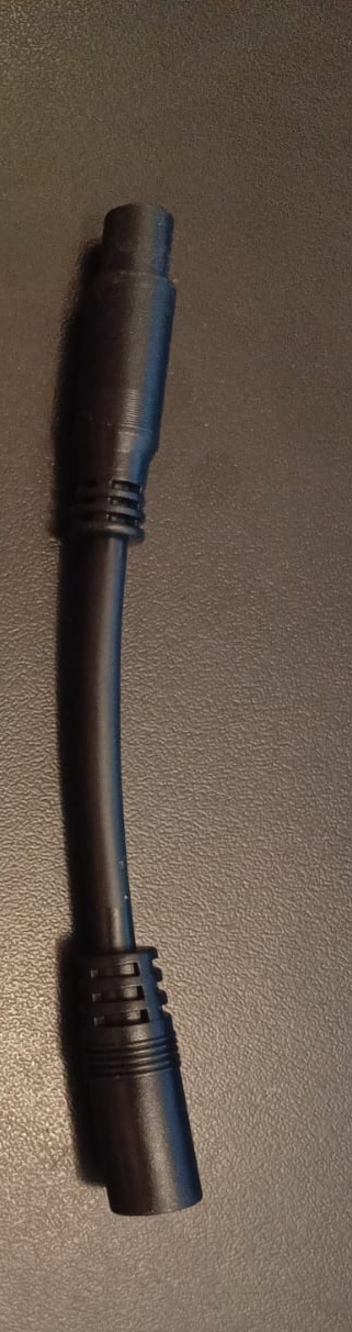Adaptador do carregador DC2 para 3 pinos