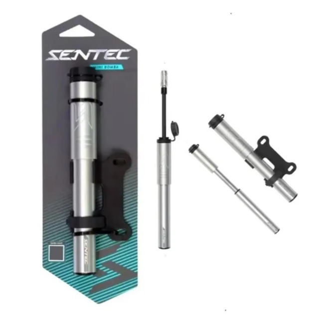 Mini Bomba de ar Sentec 120 PSI Válvula Presta